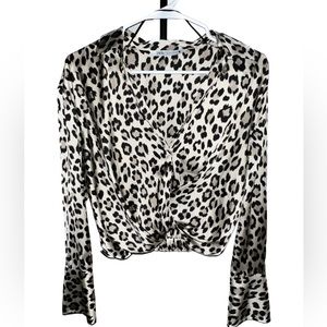 Zara Leopard Print Top